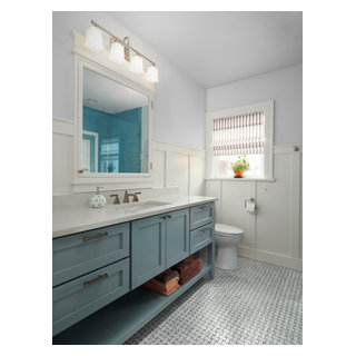 True Blue Bungalow Bath - Arts & Crafts - Bathroom - Portland - by ...