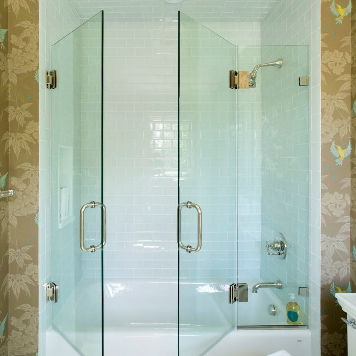 Frameless Glass Tub Enclosure Photos & Ideas Houzz