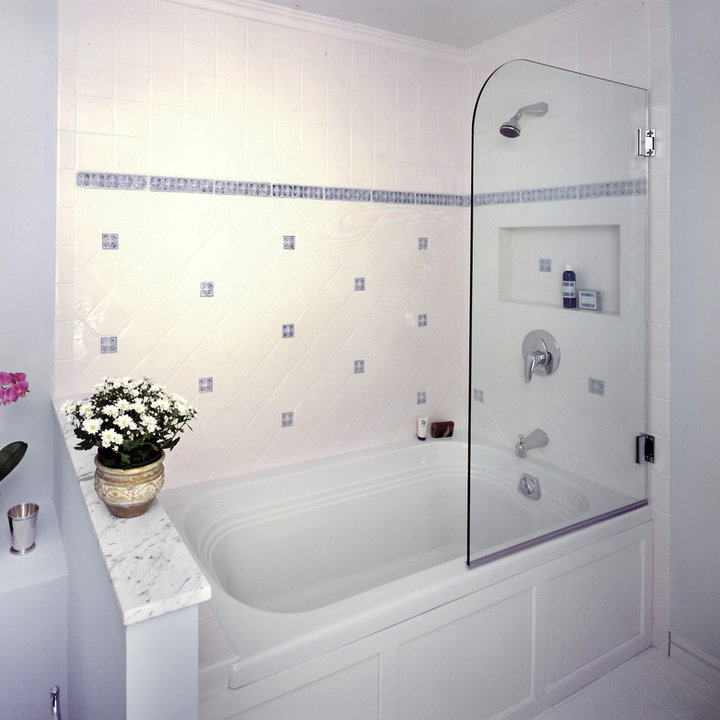 Frameless Glass Tub Enclosure Photos & Ideas Houzz