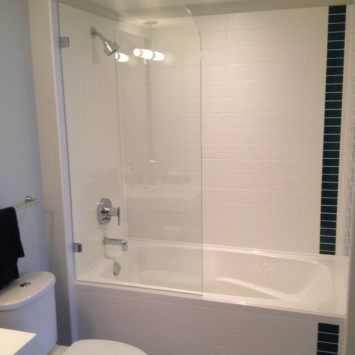 Glass Panel Shower Houzz