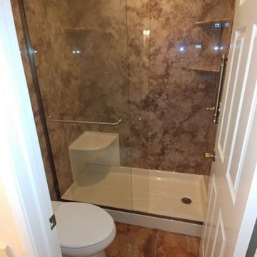 Tub to shower conversion 1