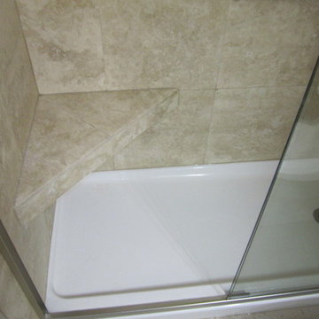 Tub to Shower Remodel - Shower Bench