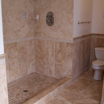 Turkish Travertine Master Bath