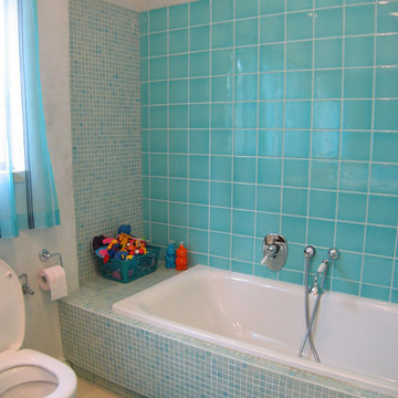 Turquoise bathroom