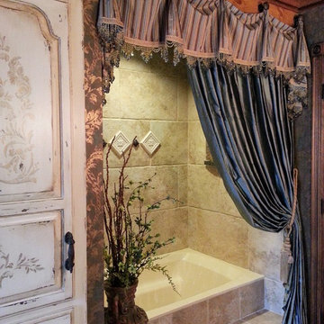 Tuscan Inspired Guest Bath