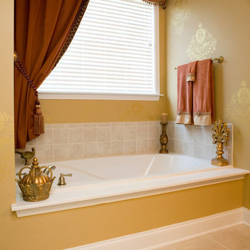 Tuscan Master Coral Bathroom