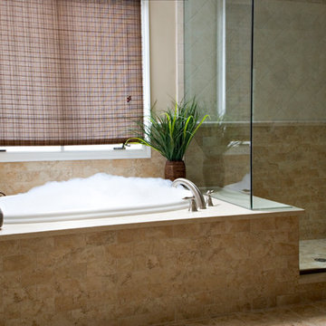 Tuscan Touches for a Master Bath