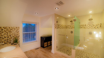 Twin Glass shower enclosure