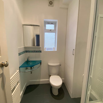 Two bathrooms in Wimbledon