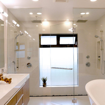 Two-Person Curbless Shower