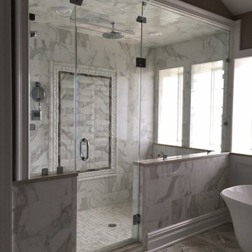 U.S.FRAMLESS GLASS SHOWER DOOR