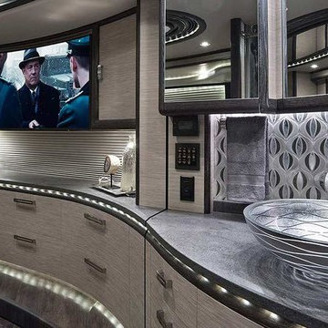 Ultra luxury yacht bathroom design