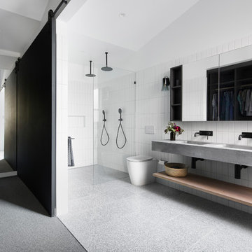 Ultra-Modern Bathroom behind a restored Victorian Facade (Melbourne)
