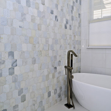 Undeniably a Spa Feeling in a Stunning Master Bathroom Remodel in Haymarket VA