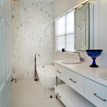 Undeniably a Spa Feeling in a Stunning Master Bathroom Remodel in Haymarket VA