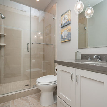 Union City Gray and Tan Guest Bath