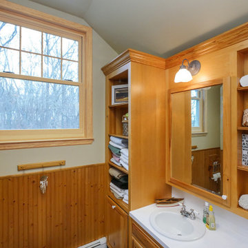 Unique Bathroom with Wood Window - Renewal by Andersen