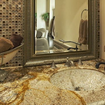 Universal ADA Accessible Vanity - Luxury Master Bathroom Suite