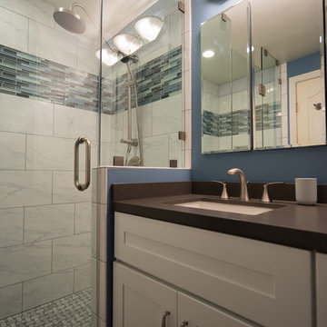 University City Master Bathroom Vanity and Shower