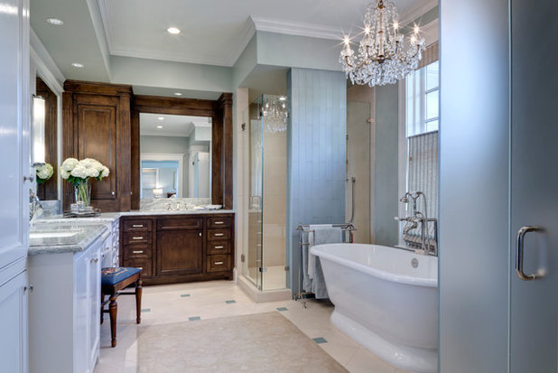 Traditional Bathroom by Domiteaux Garza Architecture