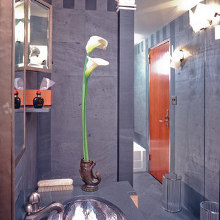 Design ideas for an eclectic bathroom in New York.