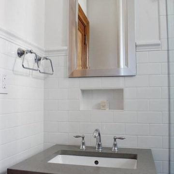 Upper West Side, NYC: Light, Bright Bathroom Remodel