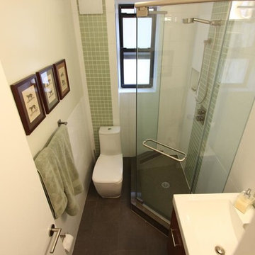 Upper West Side, NYC: Open Eclectic Kitchen + Bathroom Remodel