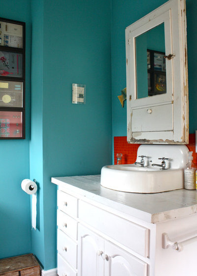 Eclectic Bathroom by Shannon Malone