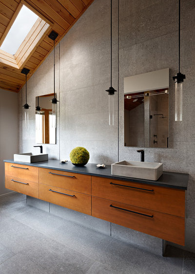 Современный Ванная комната by Lauren Levant Interior