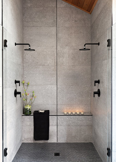 コンテンポラリー 浴室 by Lauren Levant Interior