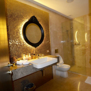 ursa Beige Marble Bathroom