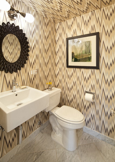Contemporary Powder Room by Josh Partee | Architectural Photographer