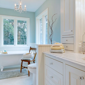 Light and Bright Master Bathroom Remodel