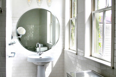 Varaluz Vintage 3-Light Vanity in Bathroom