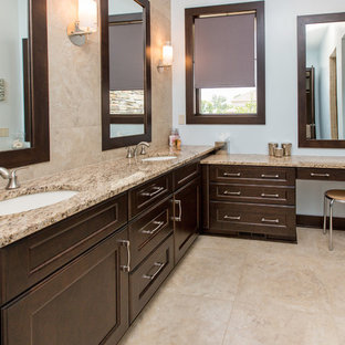 Bathroom - traditional bathroom idea in Other with granite countertops