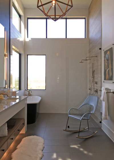 Country Bathroom by HAJEK & Associates, Inc.