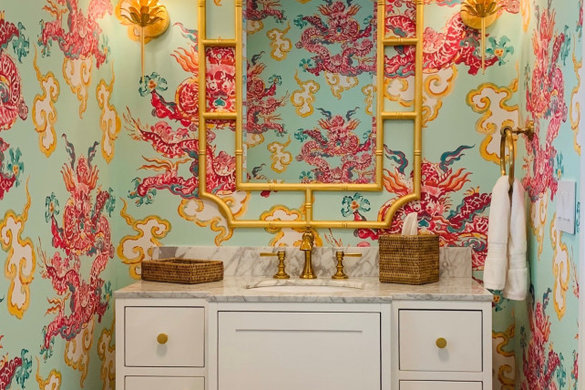 OODLES OF WALLPAPER - Project Photos & Reviews - Vero Beach, FL US | Houzz