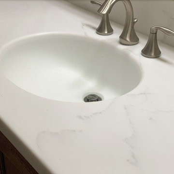 Vibrant Solid Surface Bathroom