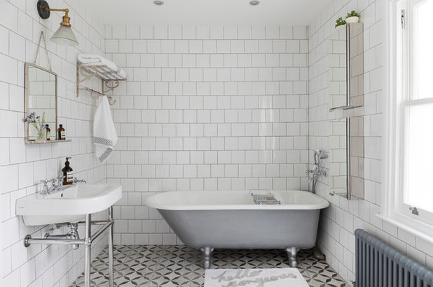 Traditional Bathroom by Born & Bred Studio