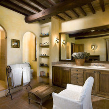 Mediterranean Bathroom by Fabrizia Frezza Architecture & Interiors