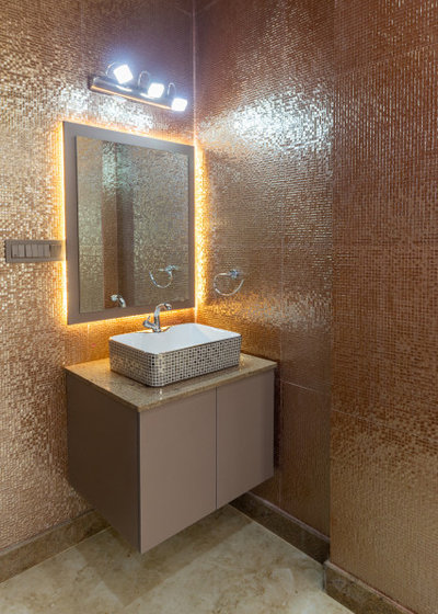 Contemporary Bathroom by CURIOUS CASE OF DESIGN