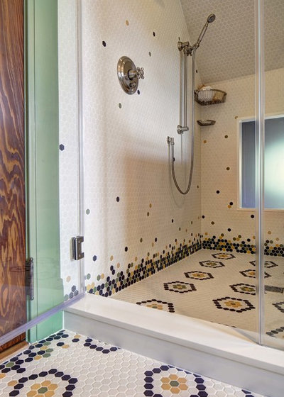 Arts & Crafts Bathroom by Tracey Stephens Interior Design Inc