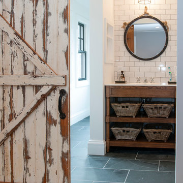 Vintage Meets High End Bathroom