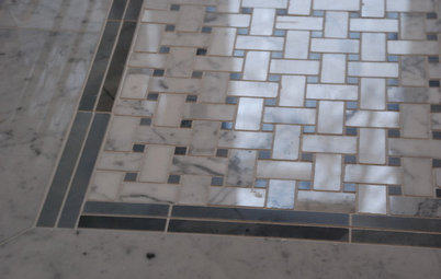 'Weave' Stone Tile for an Elegant Bath
