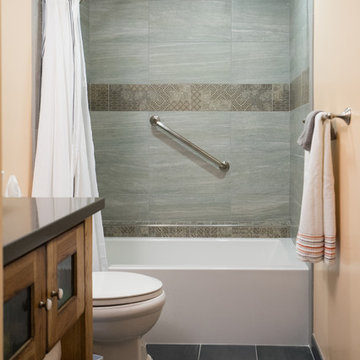 Mediterranean Bathroom Remodel by Classic Home Improvements