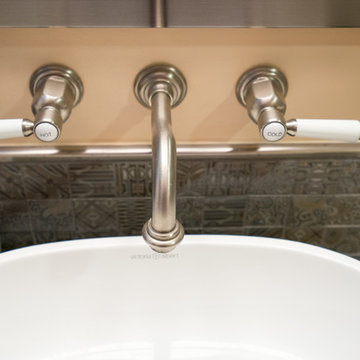 Wall Mounted Bathroom Faucet in Vista Remodel