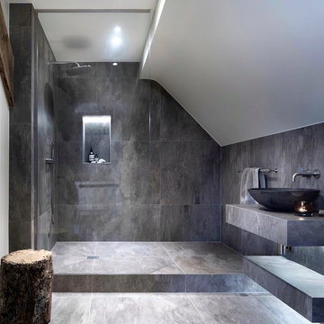 Walk in stylish Shower Room