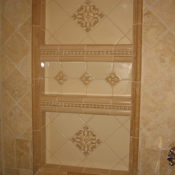 Walker-Zanger Tile Shower Niche in Master Bath