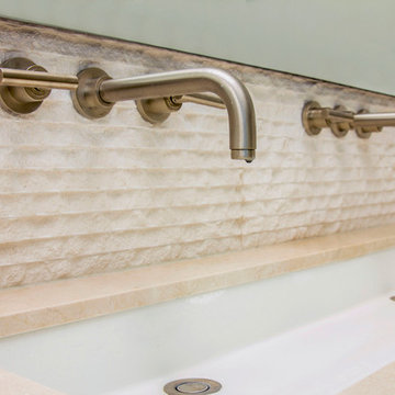 Wall Mounted Faucets in Master Bath