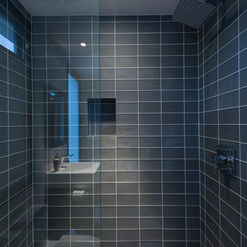 Wallace Ridge Beverly Hills luxury home modern shower